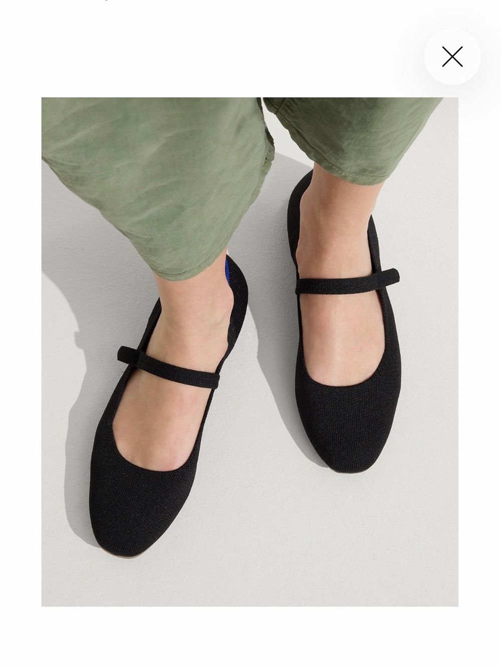 Rothy’s The Square Mary Jane Flats